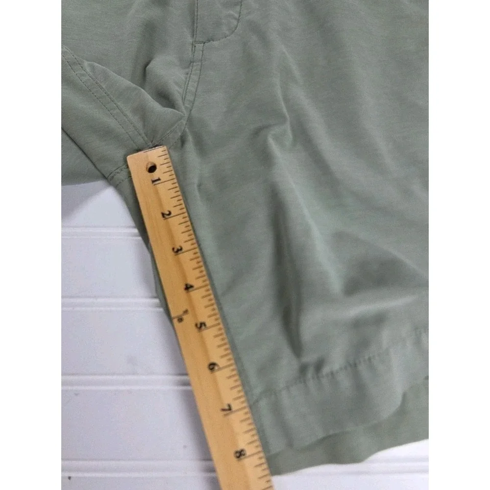 Faherty Belt Loop All Day Shorts Green Drawstring 9